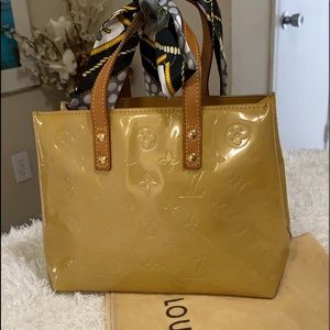 AUTHENTIC LOUIS VUITTON SMALL VERNIS HANDBAG